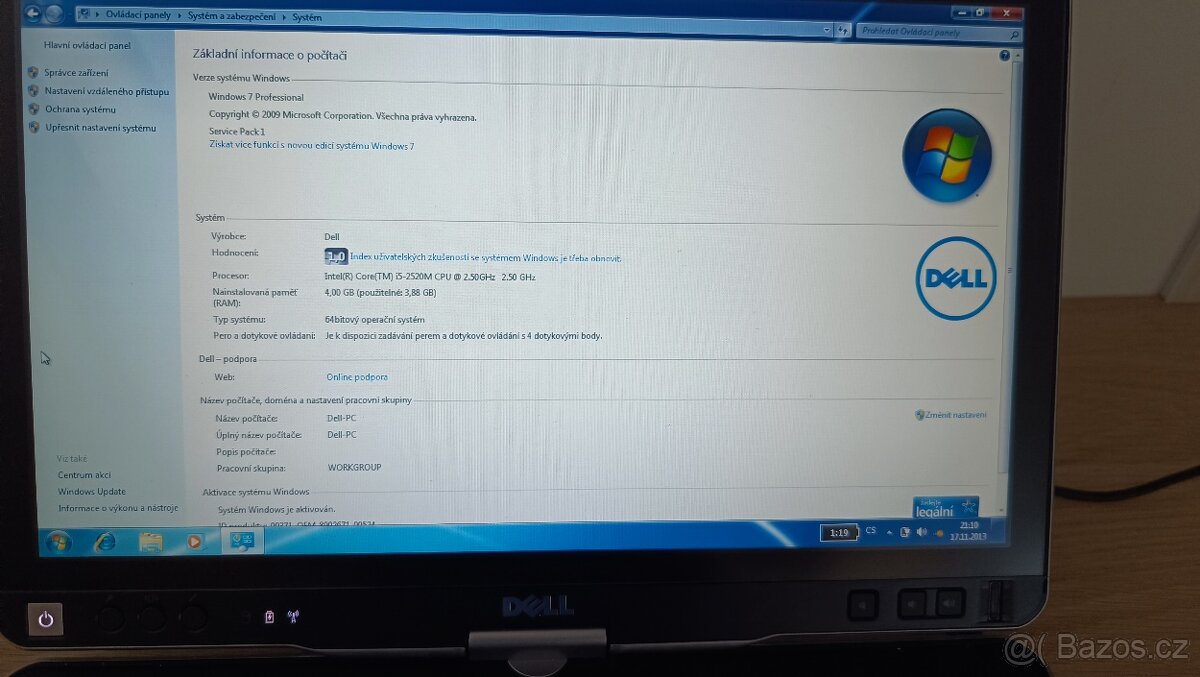 Dotykový konvertibilní Dell Latitude XT3 - 15