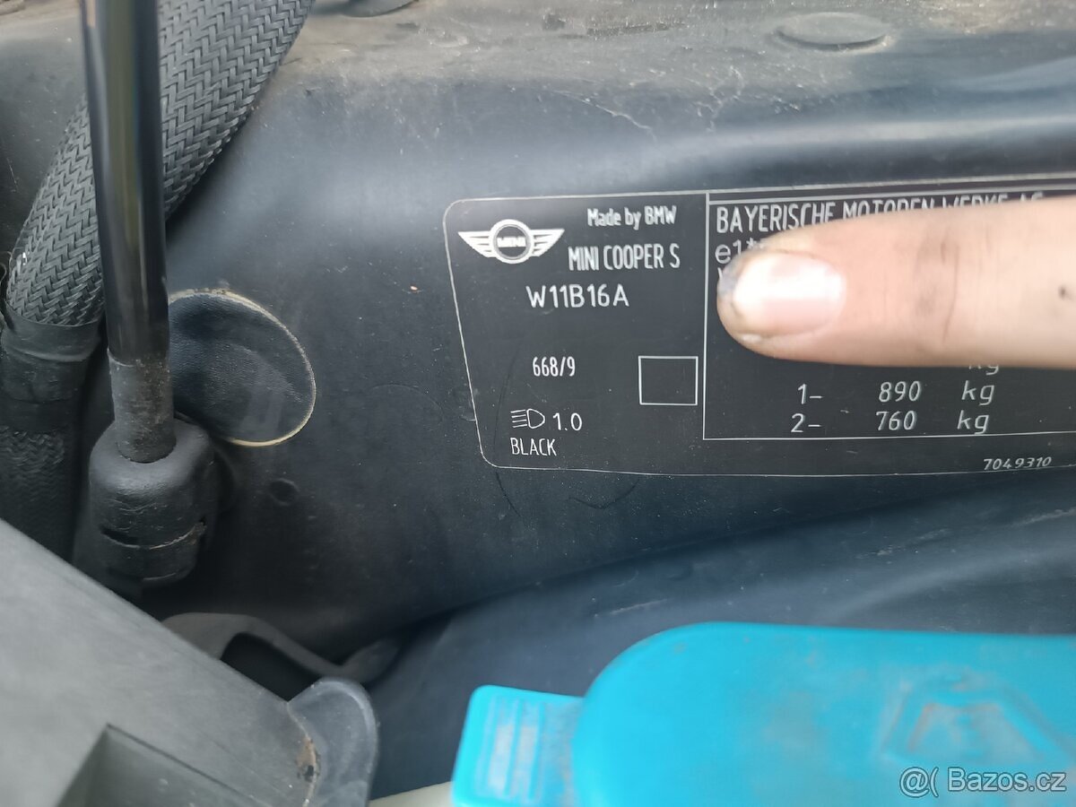 Veškeré náhradní díly Mini Cooper S R53 120kw r.v. 9/2003 - 15