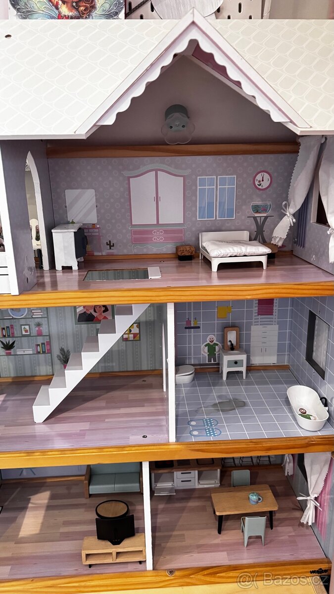 Domeček pro panenky s vybavením - 15