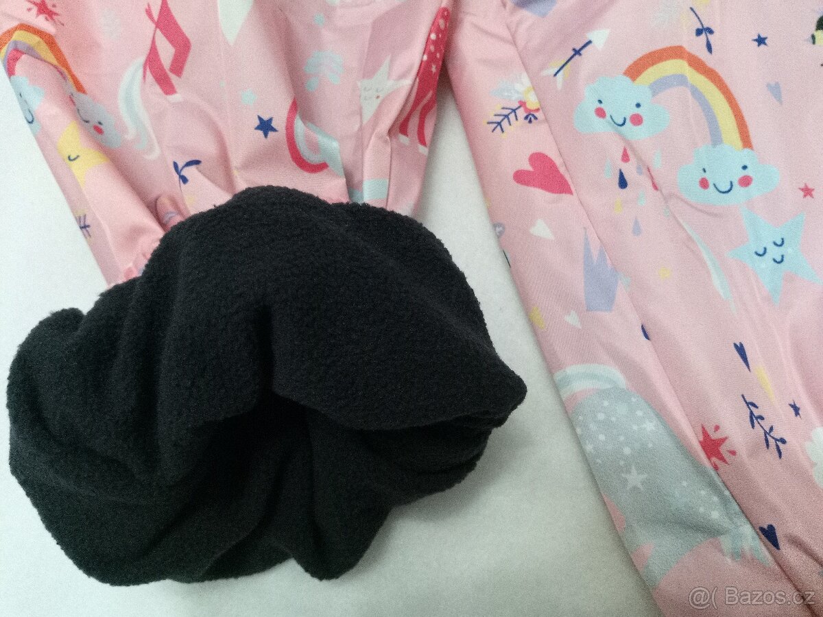 Nový nepromokavý termo set Jednorožci, vel.92/98 - 15