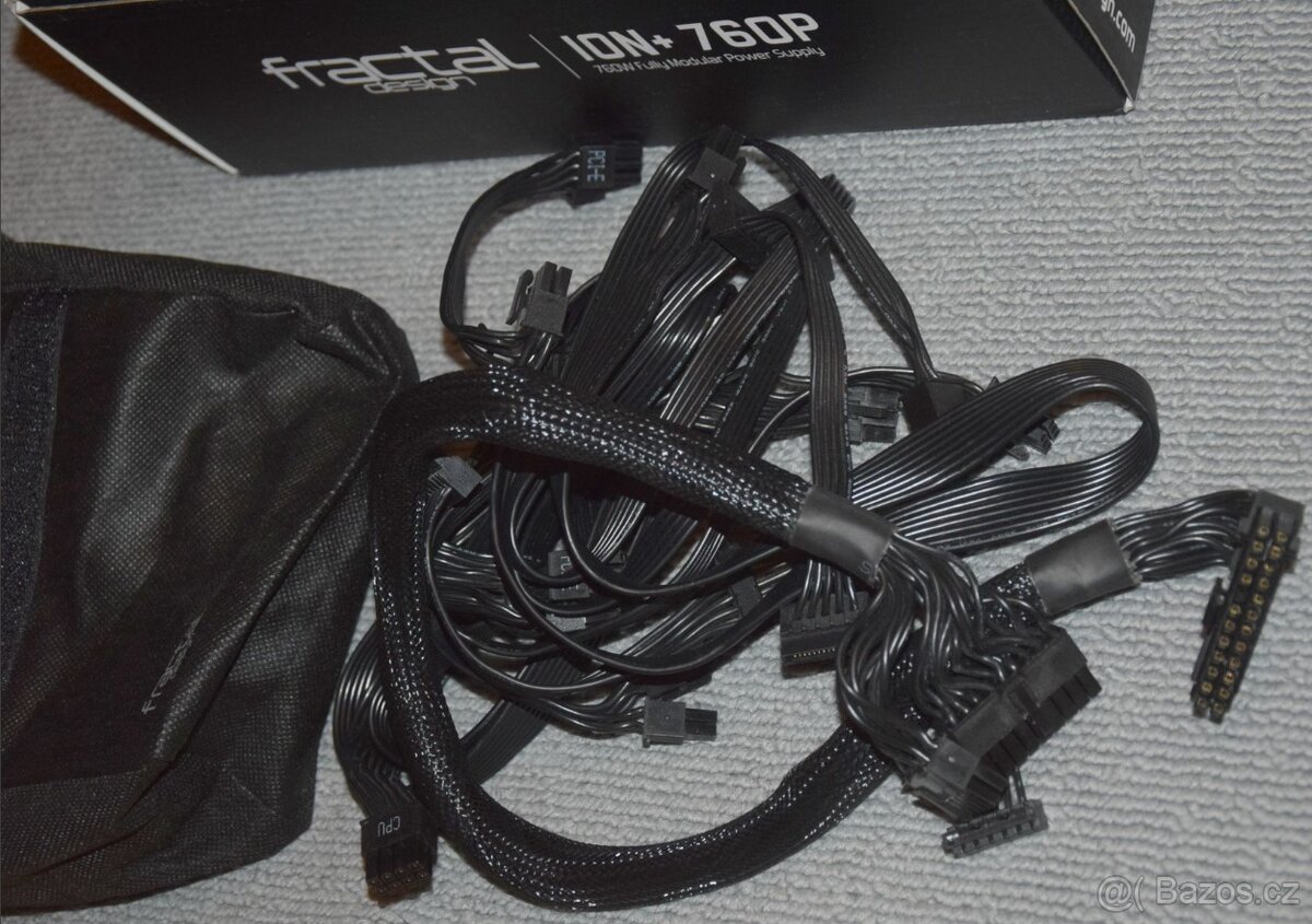 Fractal Design ION+ 760P plně modulární, tichý, PLATINUM - 15