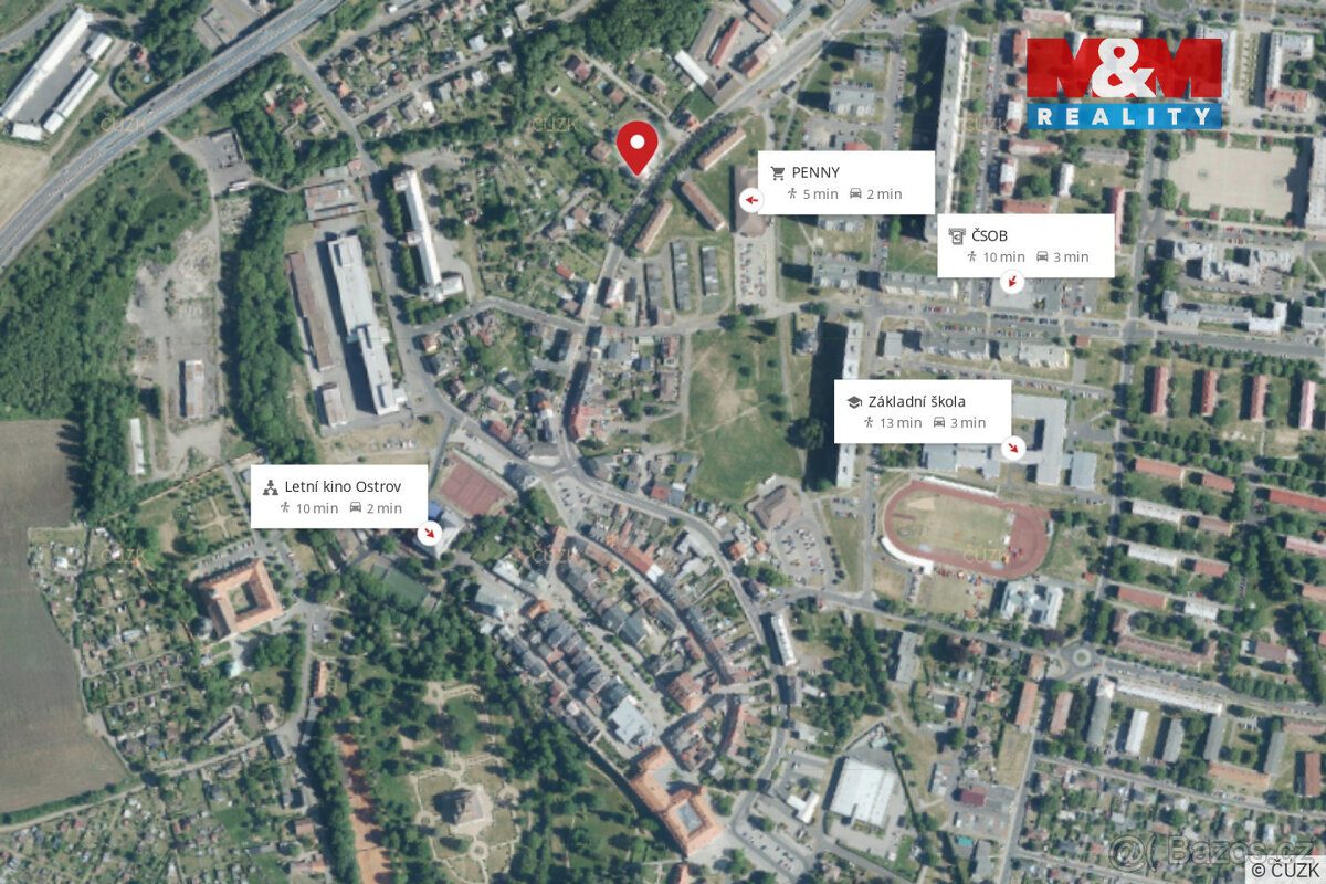 Prodej nájemního domu, 285 m², Ostrov, ul. Jáchymovská - 15