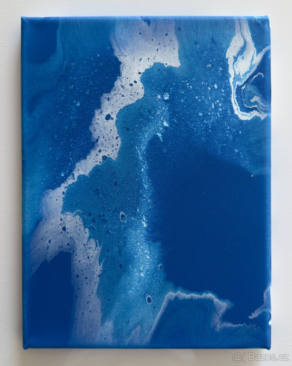 Akrylové obrazy - tekuté emoce - 15