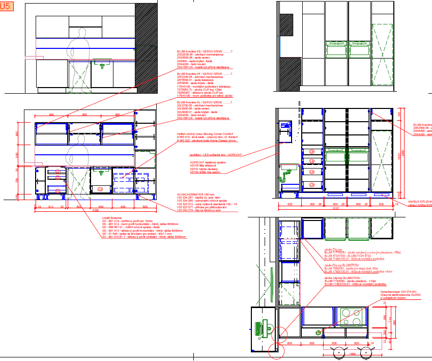 Kvalitní kuchyňská linka -NOVÁ - 15