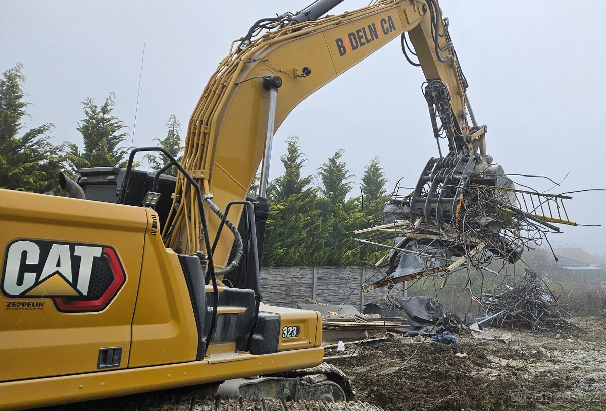Hydraulický pridržovací prst na bagr, rýpadlo CAT a jiné - 15