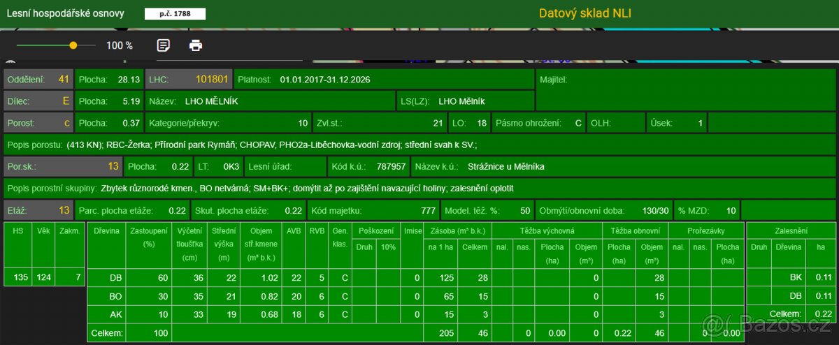 Prodám lesní pozemky v k.ú. Strážnice u Mělníka - 15