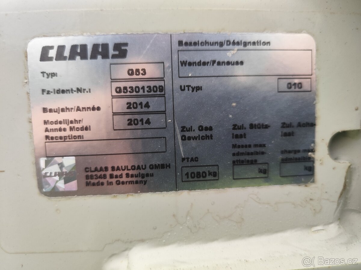 Obraceč píce Claas VOLTO 800 - 15