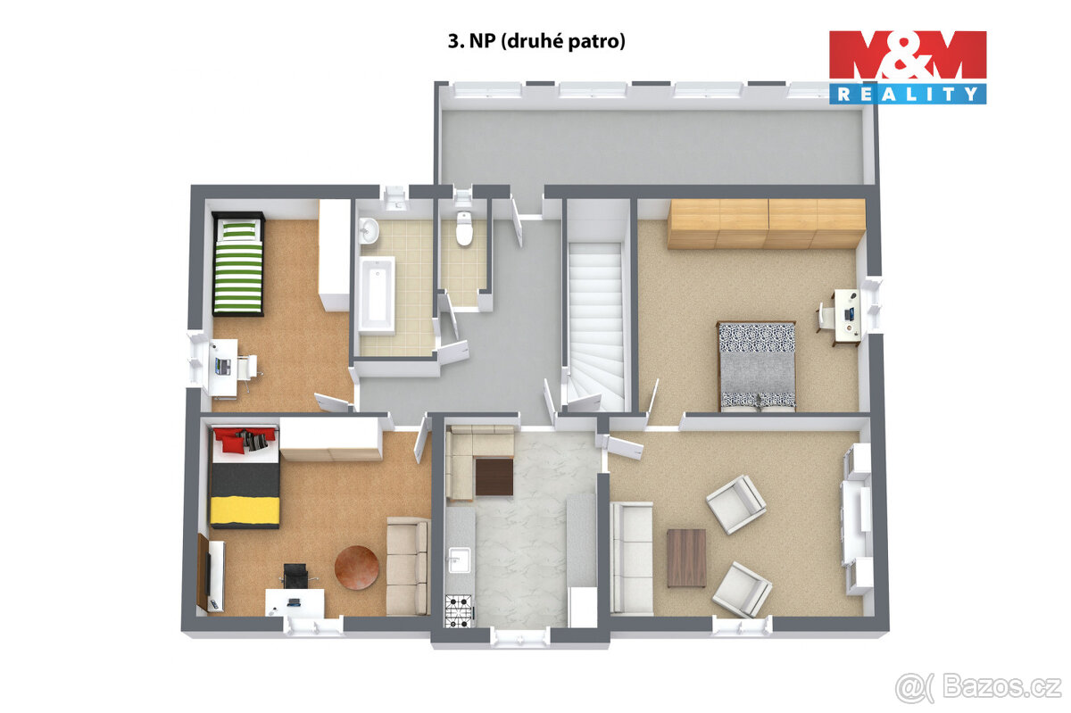Prodej bytového domu, 305 m², Kraslice, ul. Sadová - 15