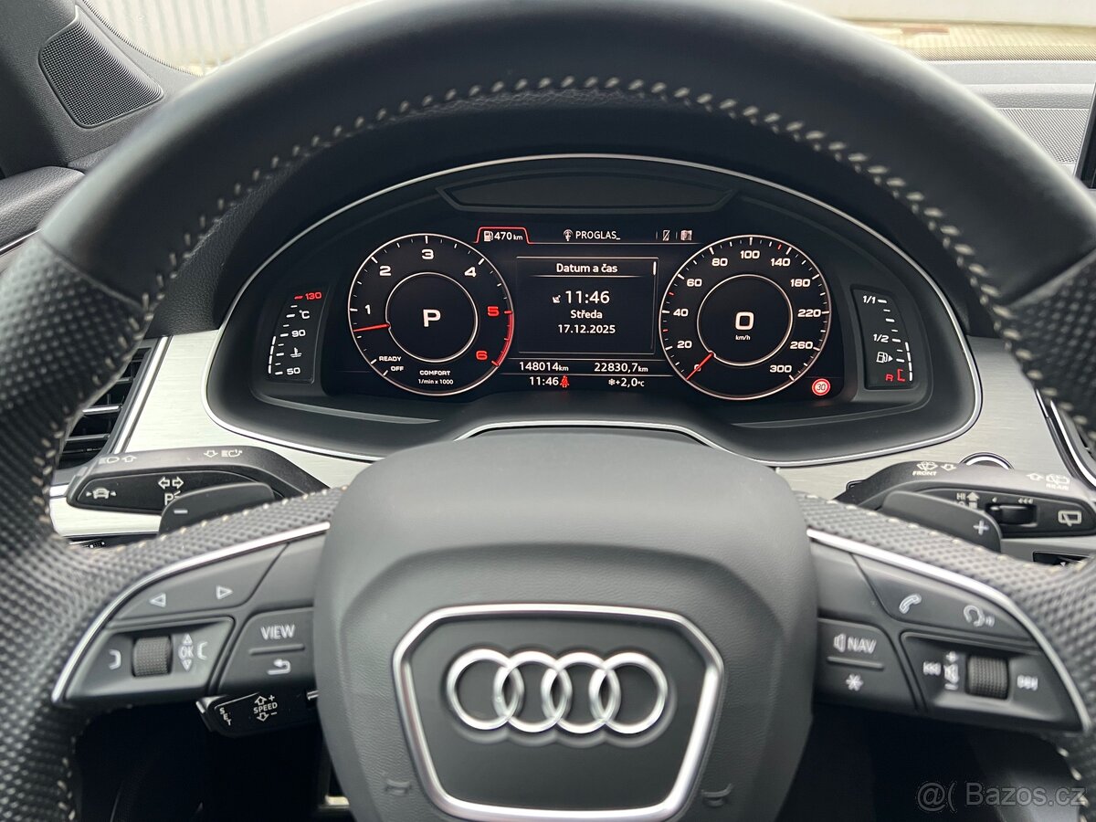 Audi Q7 3.0 TDI 210kw S-line ČR 1.majitel 7 míst - odpočet - 15