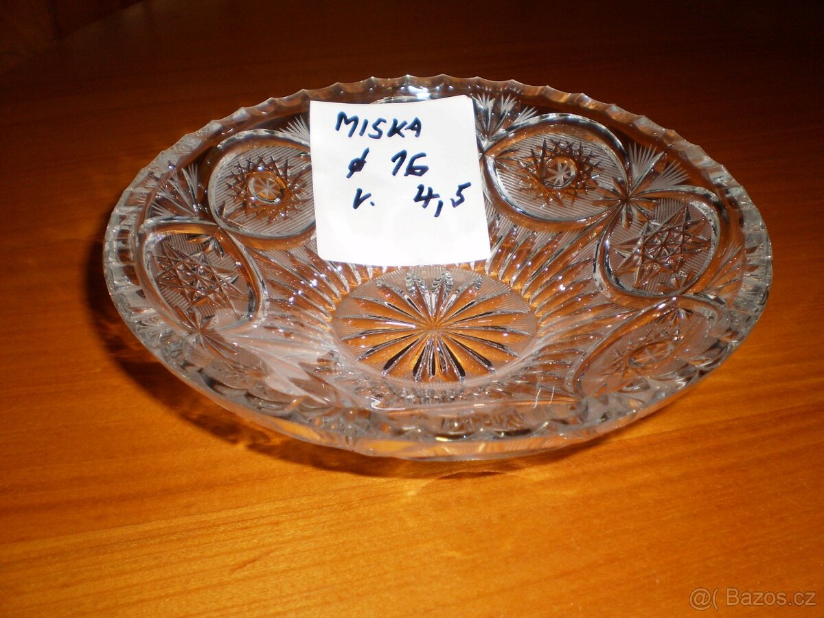 sklo - broušené - více kusů - dědictví ++nové++ - 15