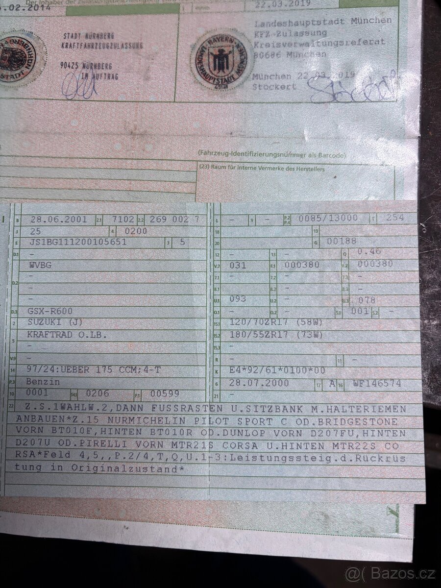 Suzuki gsxr 600 k1 - 15