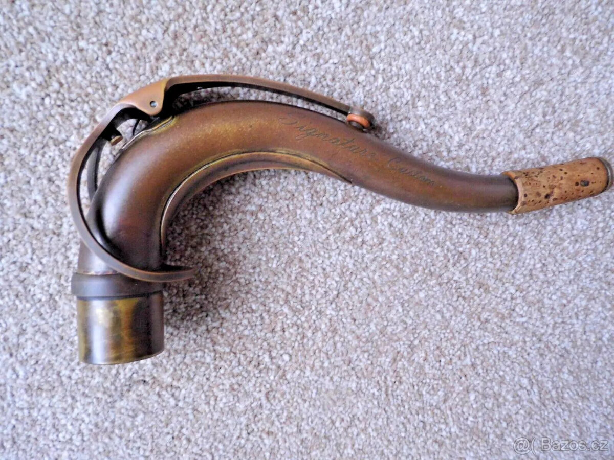 TREVOR JAMES RAW SIGNATURE CUSTOM BARE BRASS TENOR SAX & BAR - 15