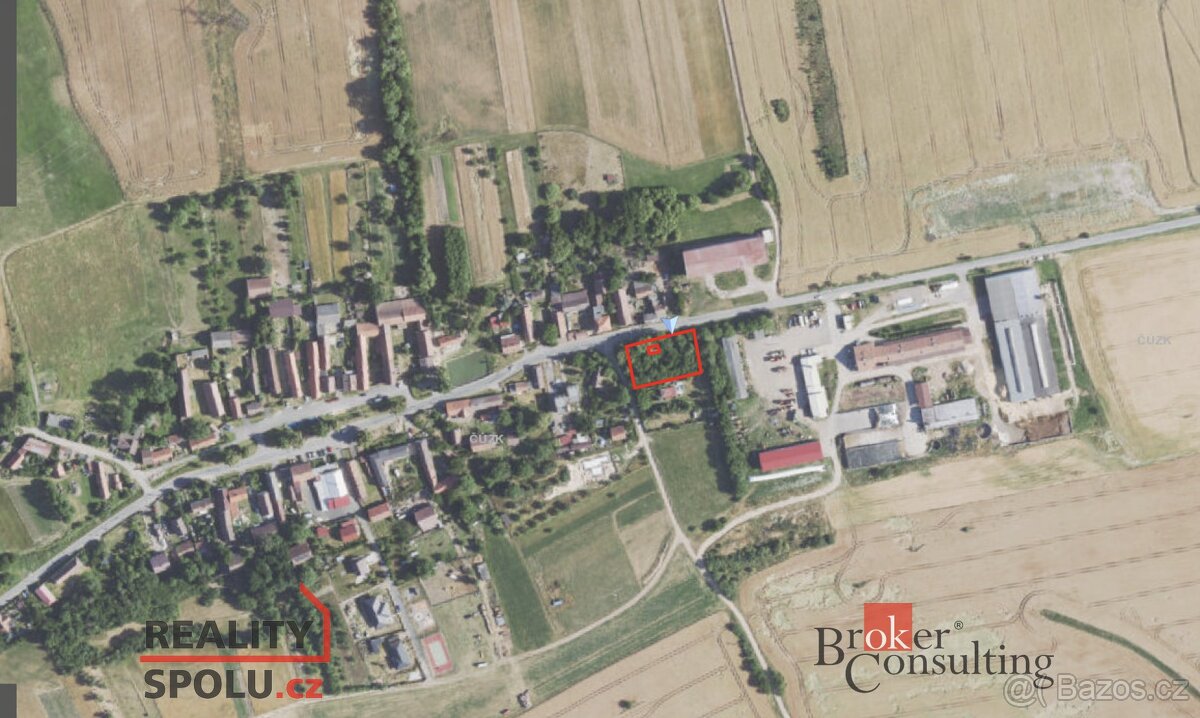 Prodej, pozemky/bydlení, 1588 m2, 27035 Malinová, Rakovník [ - 15