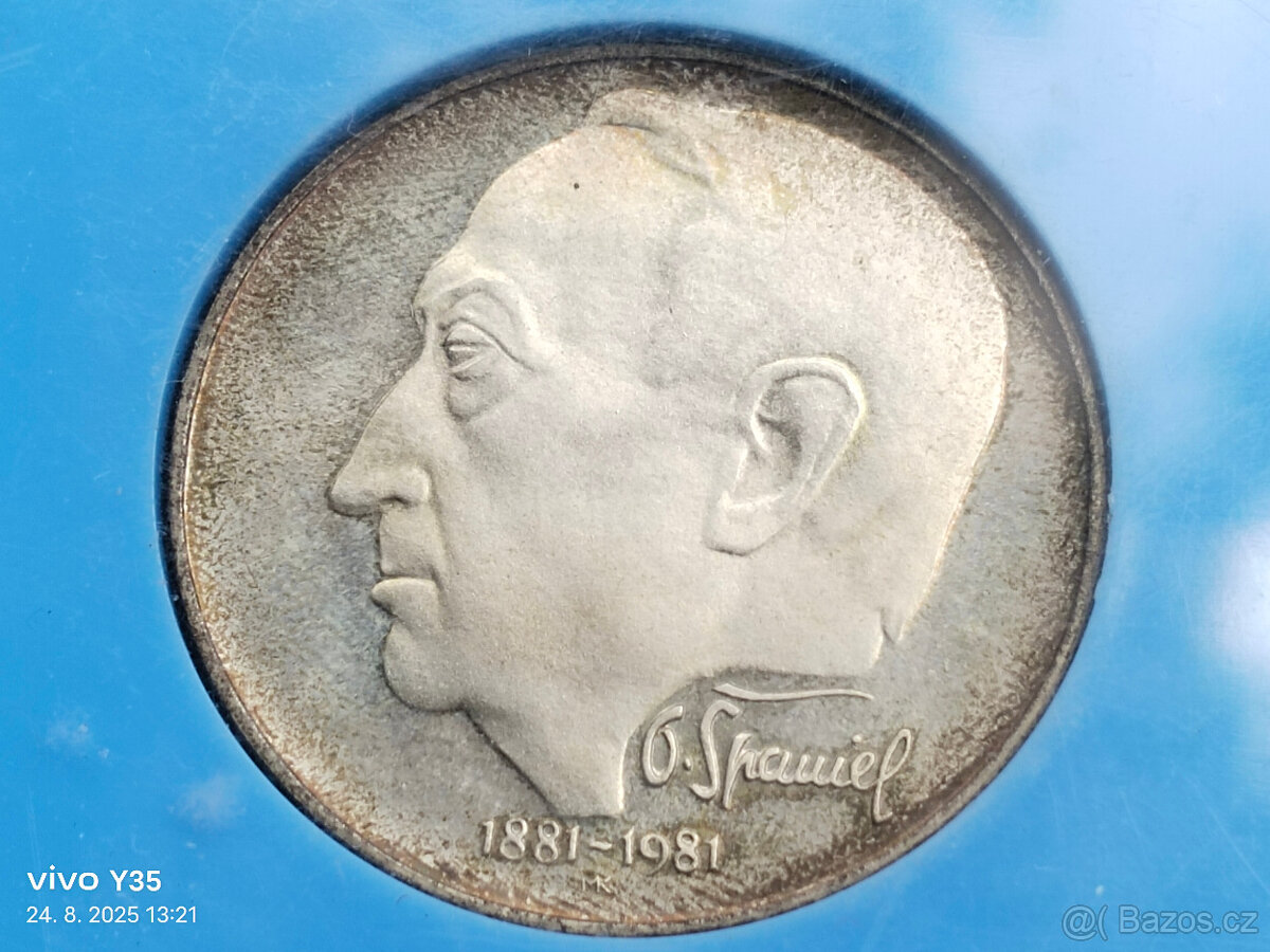 7x PROOF stříbrná pamětní mince Československo - 15