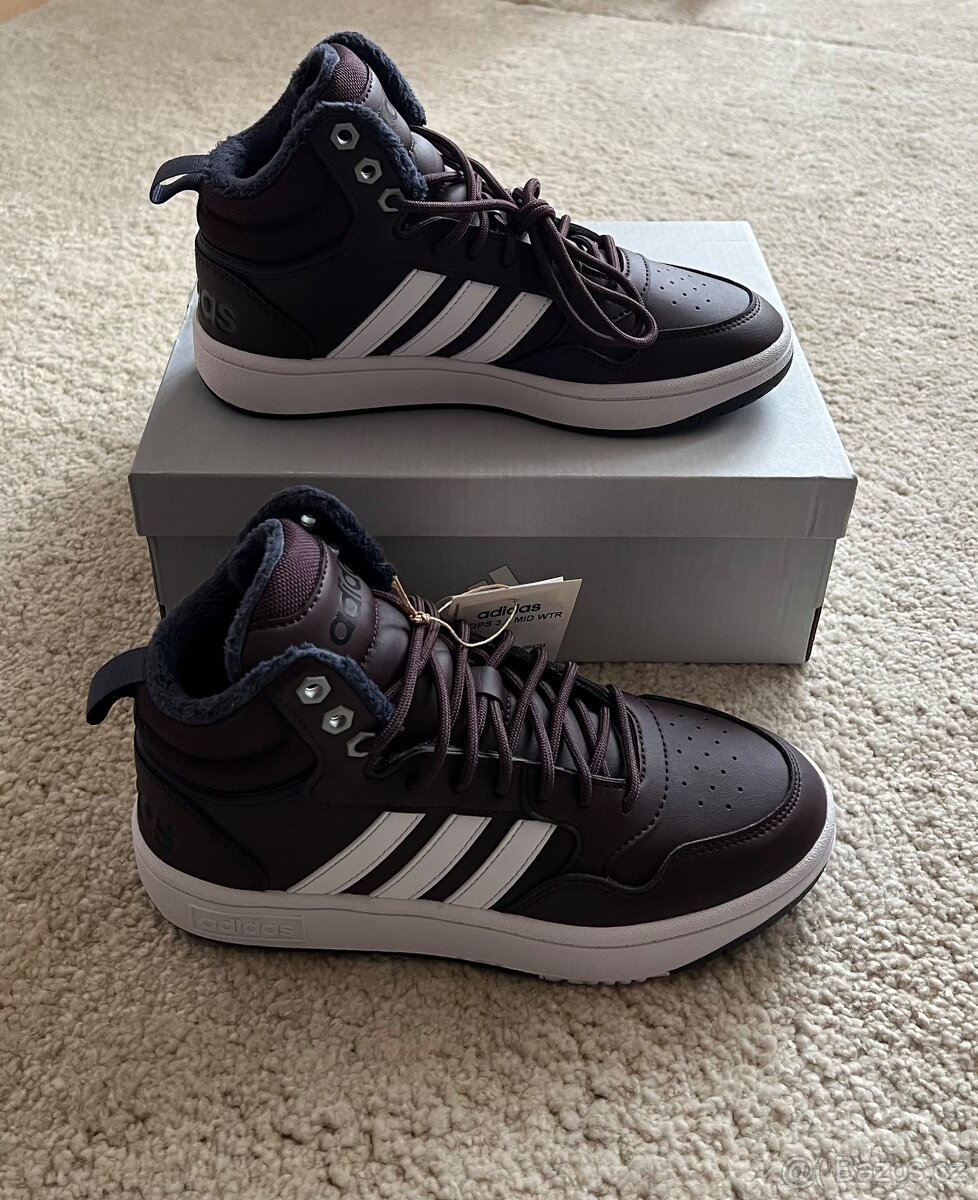 Adidas HOOPS 3.0 MID WTR dámské 38 zimni zateplené - 15