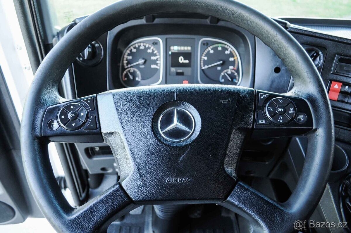 MERCEDES 12T HÁKOVÝ NOSIČ KONTEJNERŮ HYDRAULICKÁ RUKA EU6 - 15