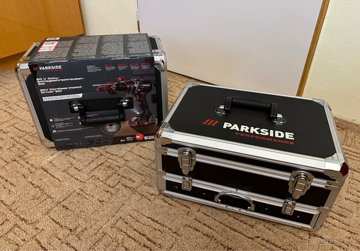 Parkside Performance Aku vrtačka s příklepem -SADA - 15