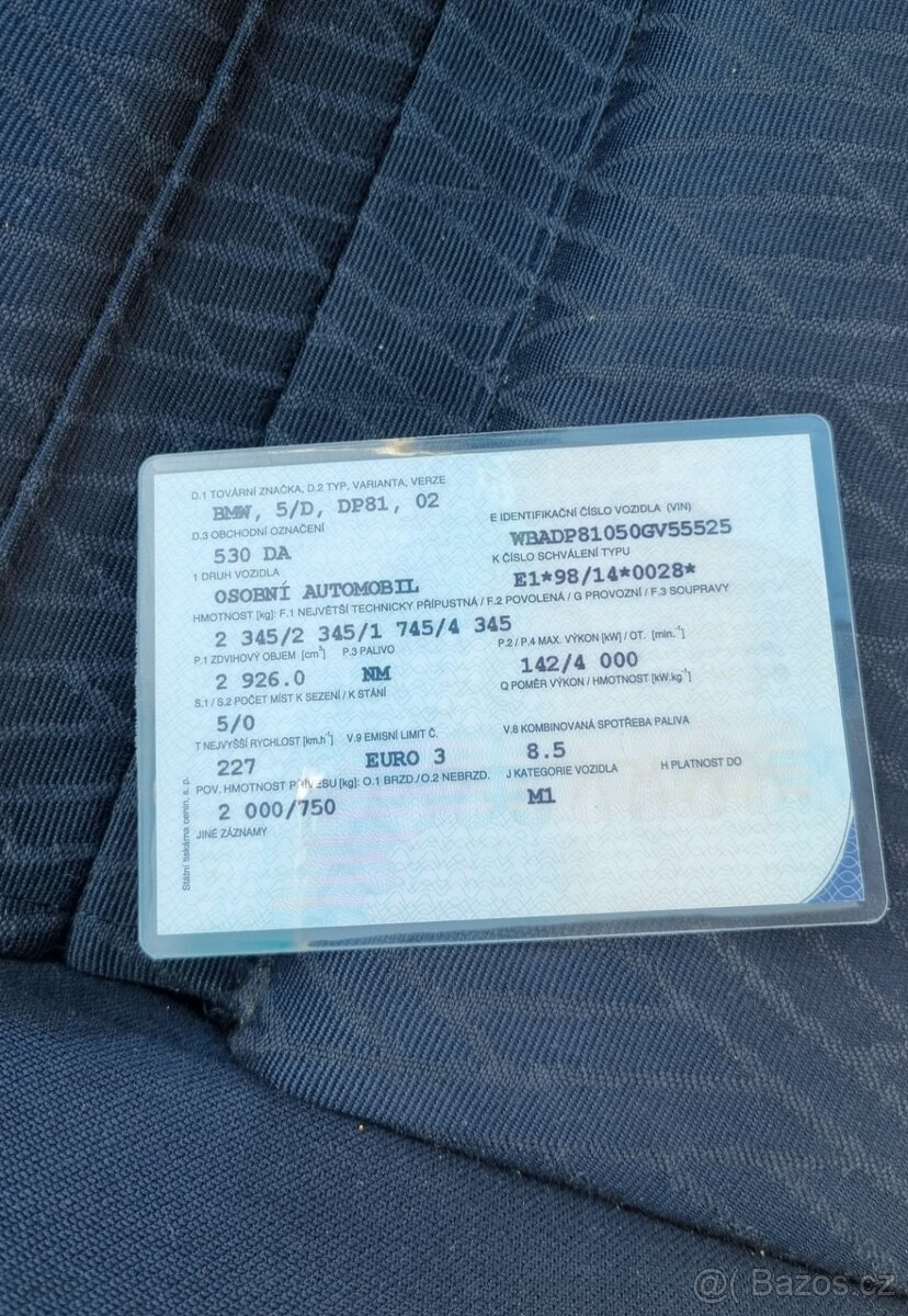 Bmw 530D nová STK nízký Nájezd - 15