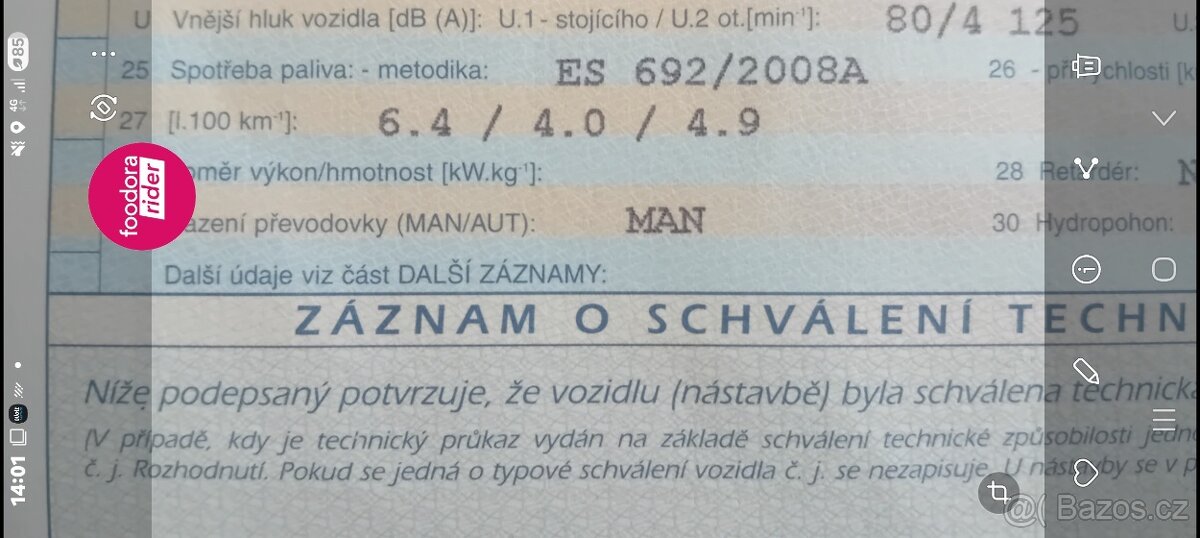 Fiat Punto Grande/Evo 2013 ČR LPG 1.2 51 kw 131 000 km - 15