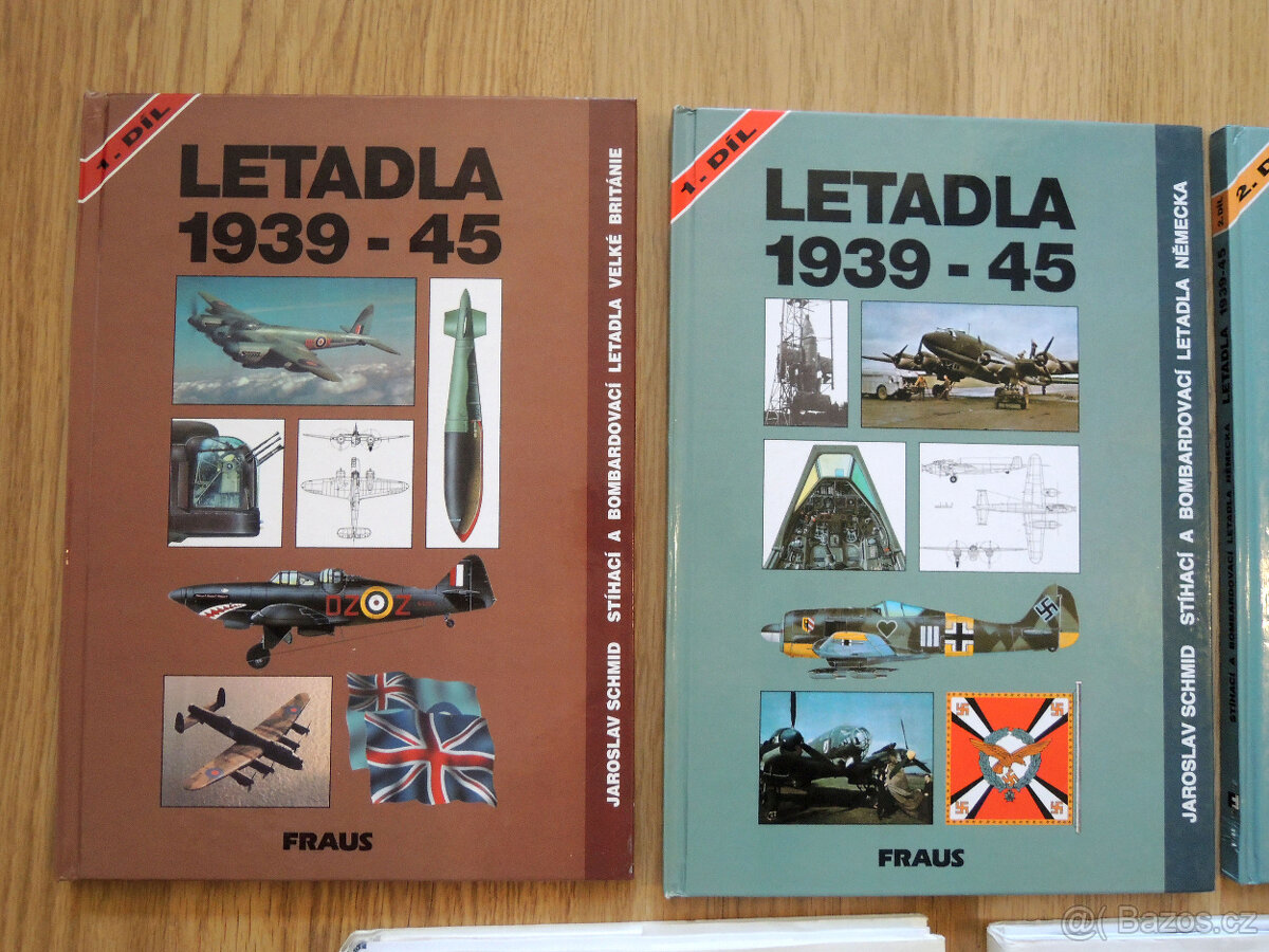 Plastikové modely, vojenská letadla, 9 knih - 15