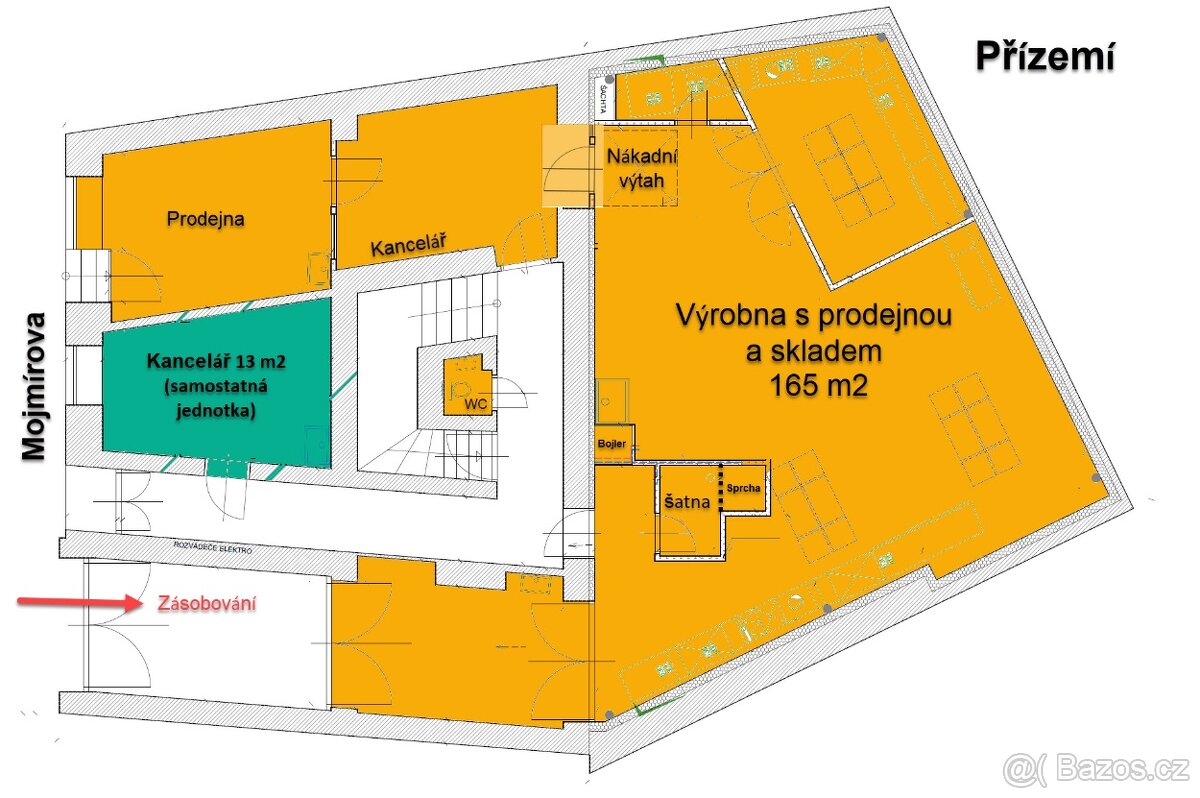 Výrobní prostor s prodejnou a skladem - 15