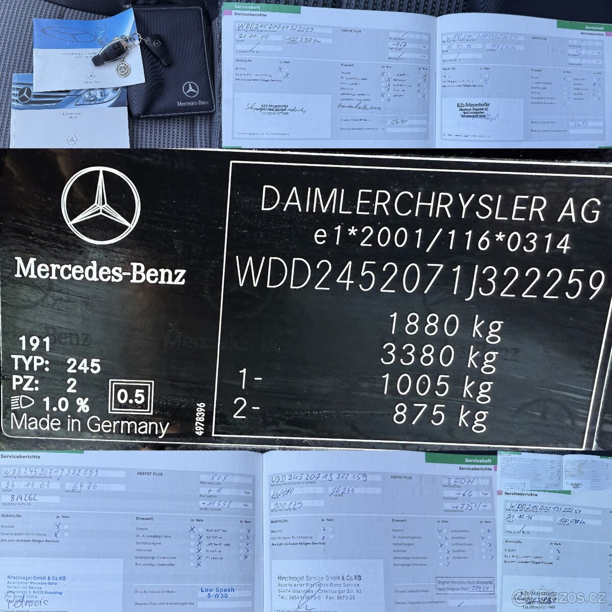 MB B 180CDi 2,016v DIESEL 2007 KLIMA, ALU, KŮŽE 6 RYCHLOSTÍ - 15