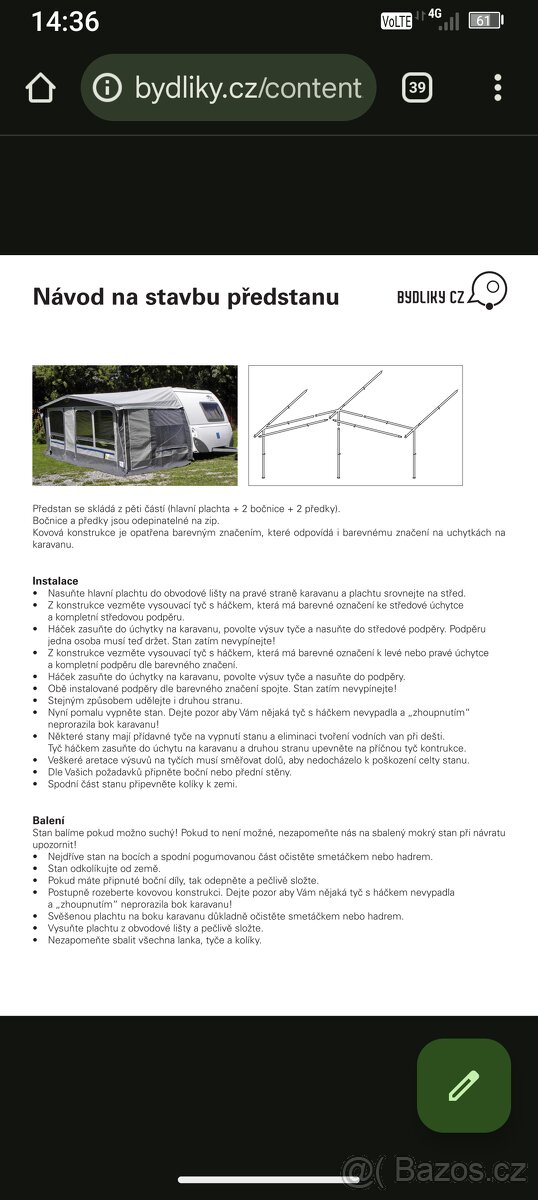 Obytný přívěs Adria - 15