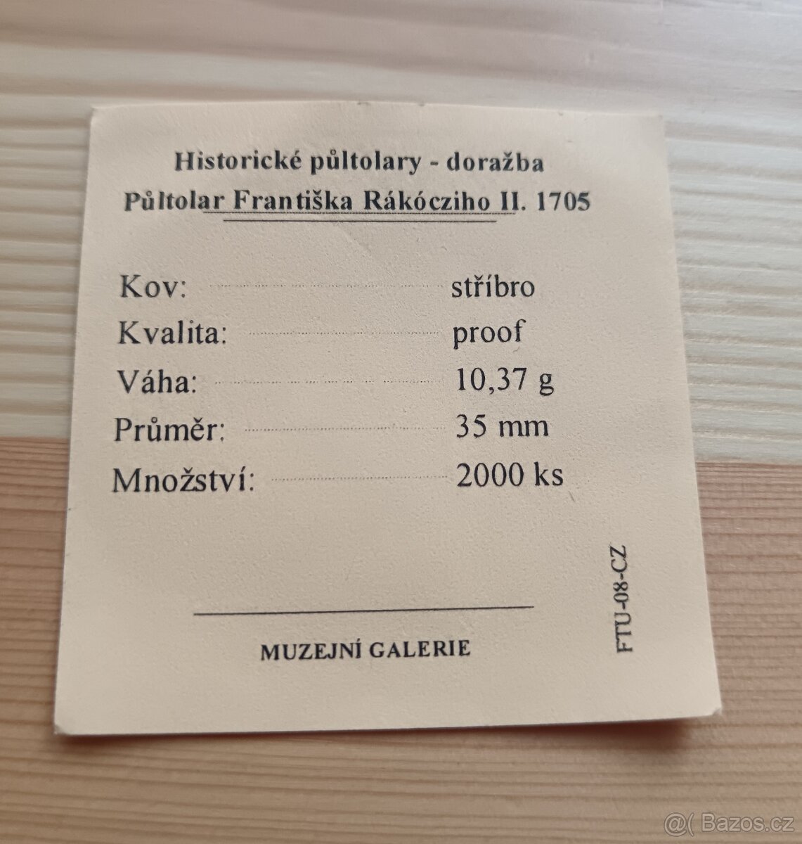 Stříbrné mince Půltolary - Proof provedení - 15