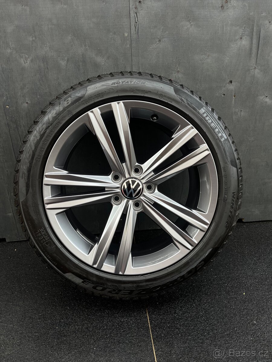 Alu vw Arteon Sebring 245/45/18 zimní 5x112 - 15