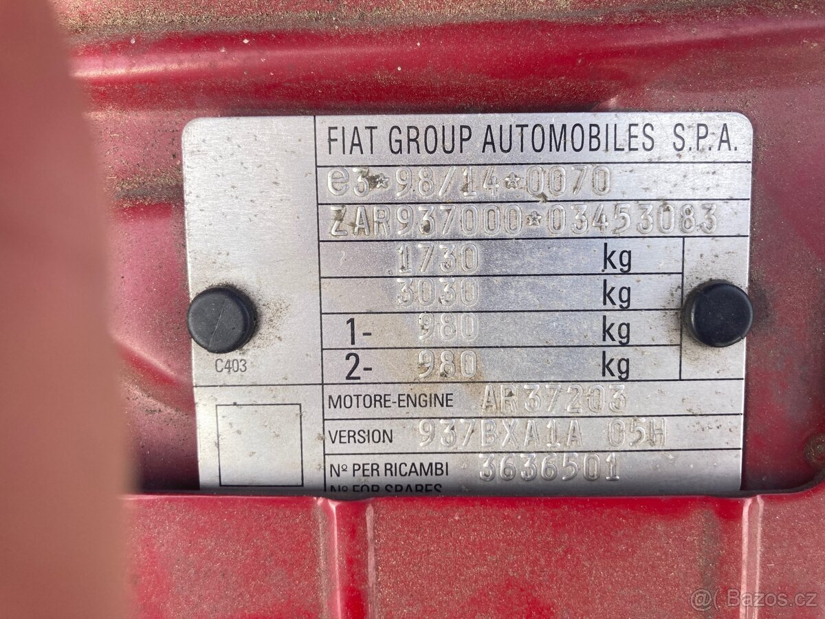 Alfa Romeo 147, 1,6 LPG 2009 Nova STK - 15