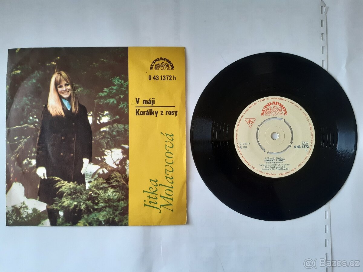 Prodám 35 ks vinylových singlů SP - 15