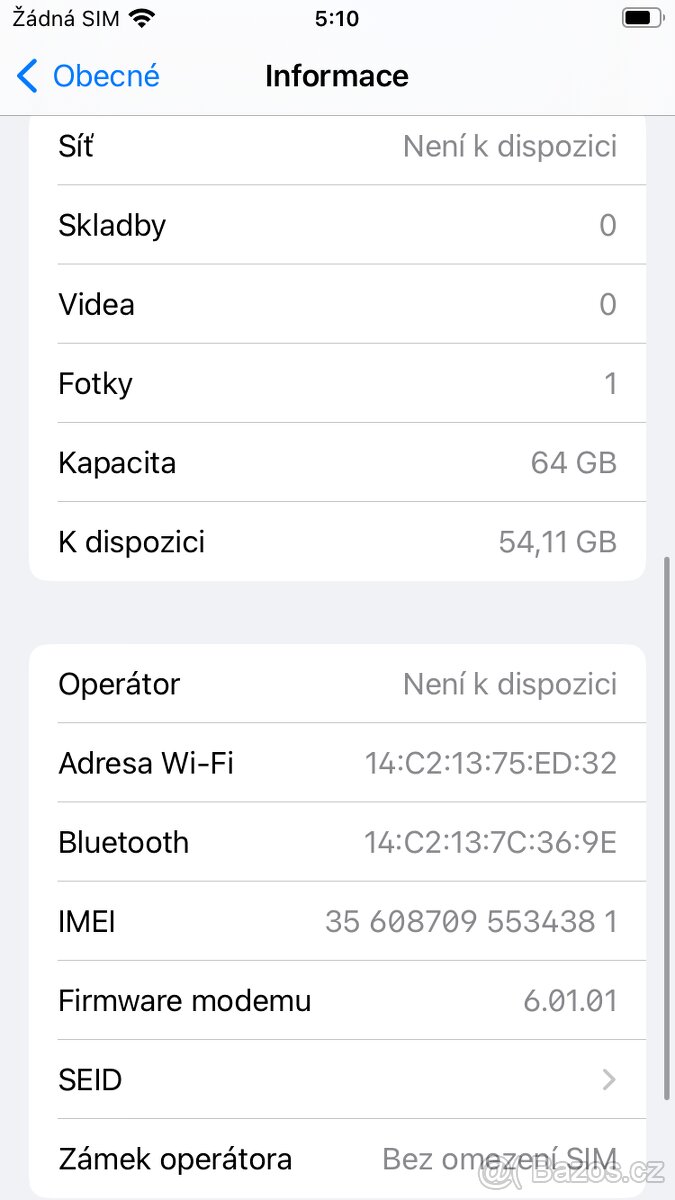 Apple iPhone 8, 64 GB - 15