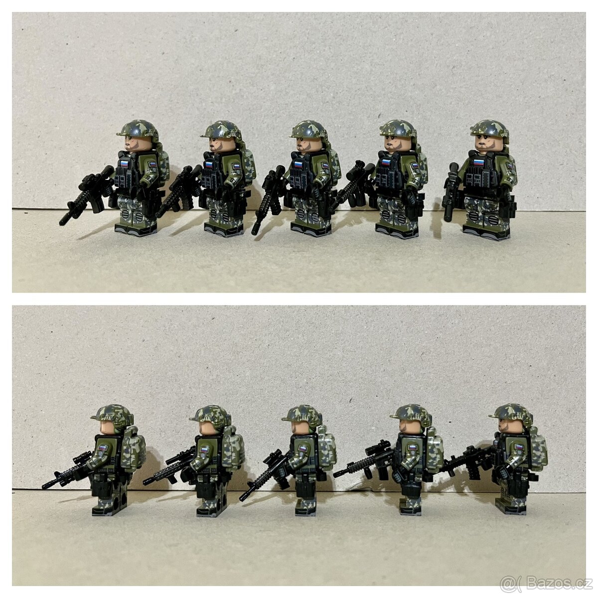 Rôzne sety vojakov (8ks) - typ lego, nové, nehrané - 15