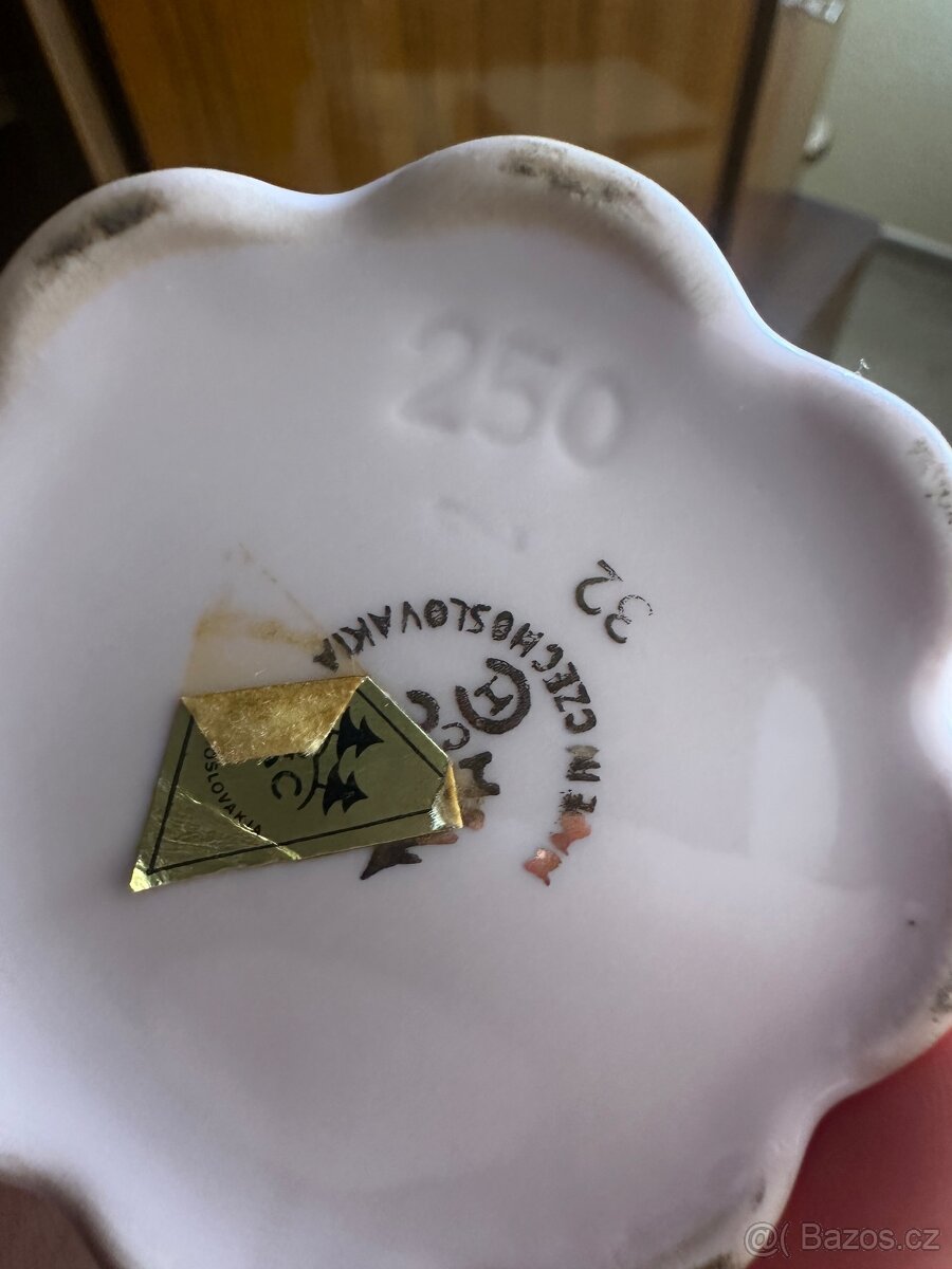 Růžový porcelán, porcelánová sada - 15