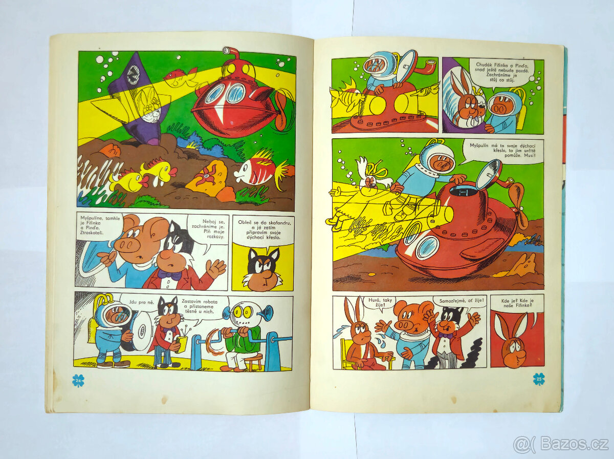 Čtyřlístek č.7 - Velké dobrodružství - Original 1970 - 15