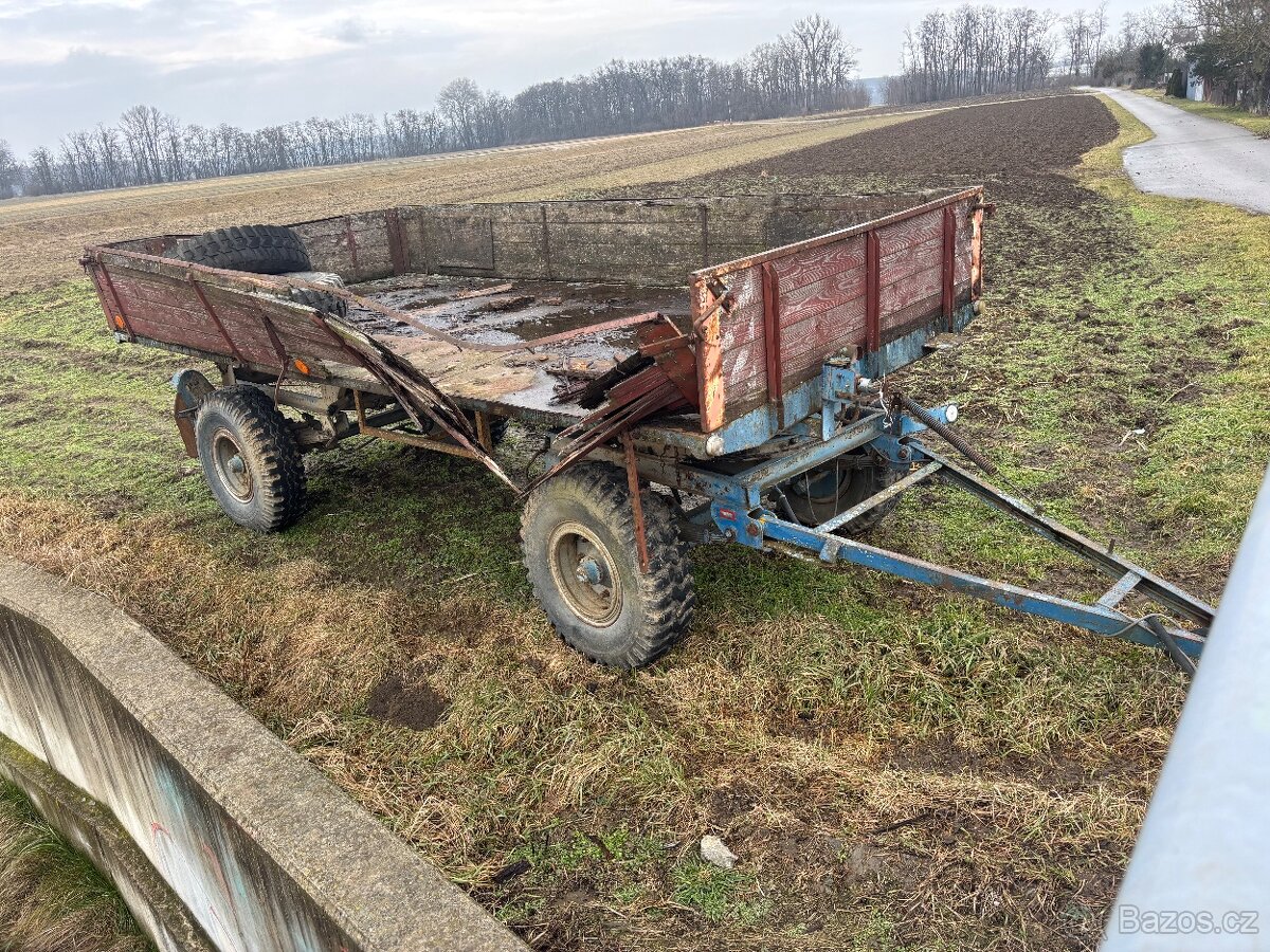 Traktorová vlečka, sklápěcí přívěs - 15