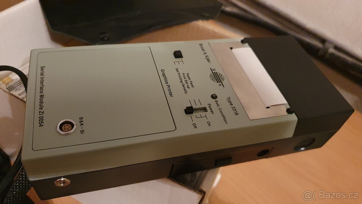 Bruel Kjaer měřící technika a tiskárna - 15