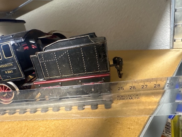 Plechová hračka ITES parný stroj-LEGO Technic bager - 15