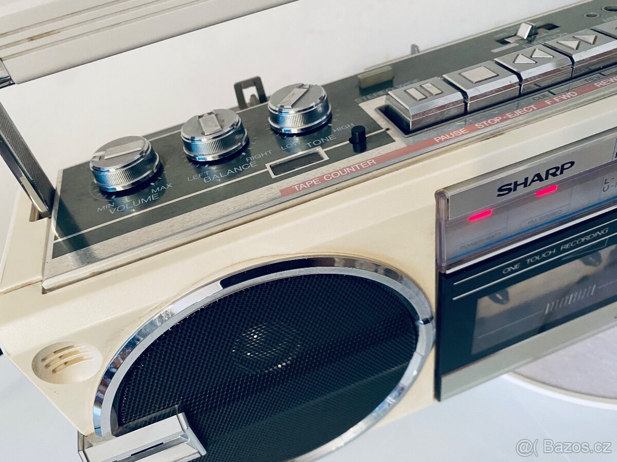 Radiomagnetofon Sharp QT 77 HW, rok 1984 - 15