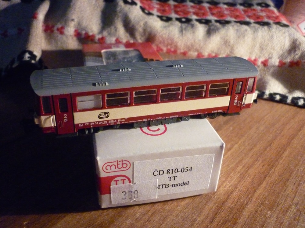 Modelová železnice, kolejište, vláčky TT - 15