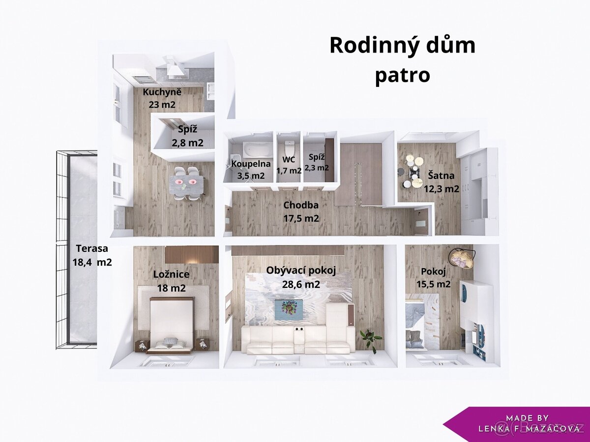 Prodej dvougenerační rodinný dům, pozemek 1 198 m2, Přemyslo - 15