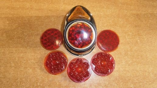 Zadní světlo odrážka žárovka kontrolka IŽ49 IŽ350 DKW - 15