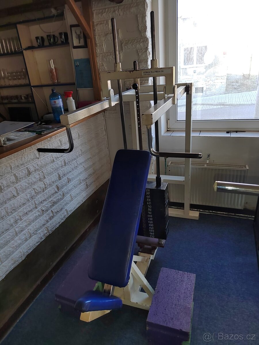 CELÁ POSILOVNA, STROJE, ČINKY - 15