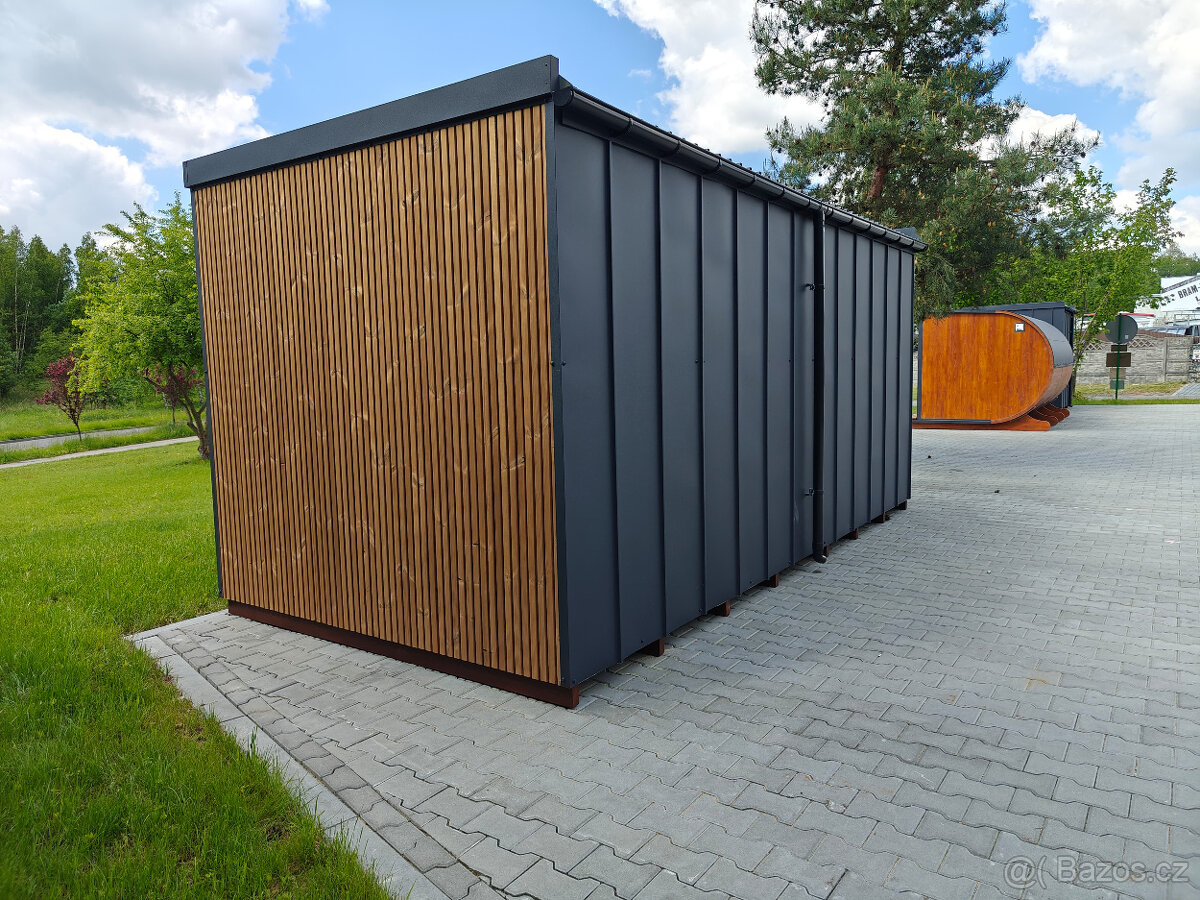 Finská venkovní sauna-Saunový domek Thermowood - 15