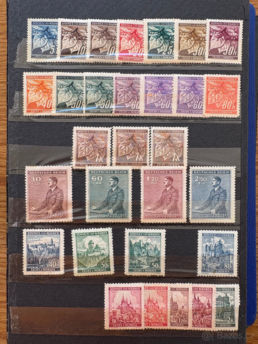 Sbírka známek z období Protektorátu a poválečného ČSR - 15