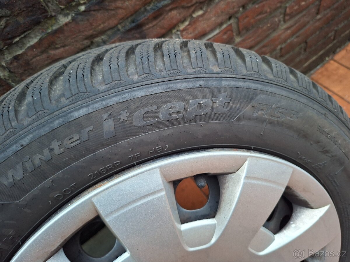 Plech disky Octavia 5x112 zimní pneu - 15