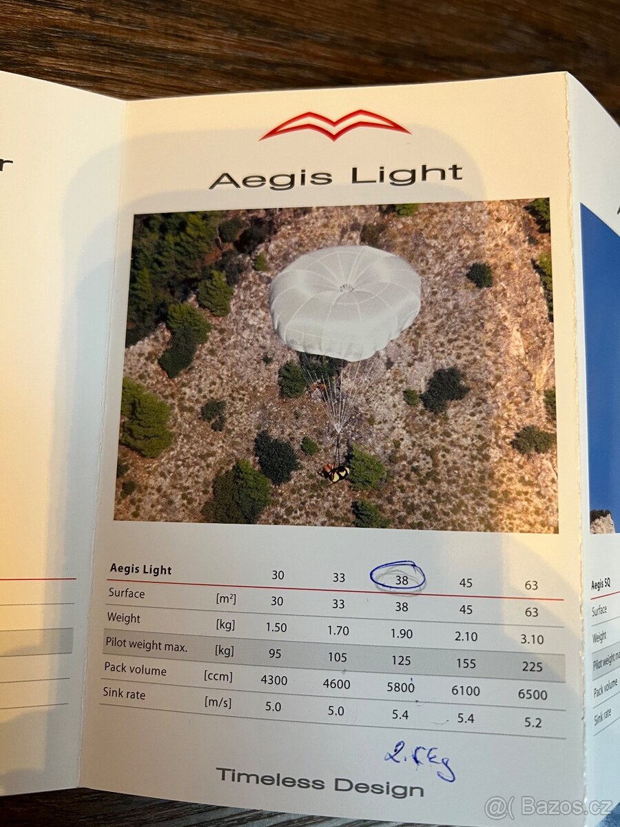 Paraglide Komplet vybavení (kat. A) - 15