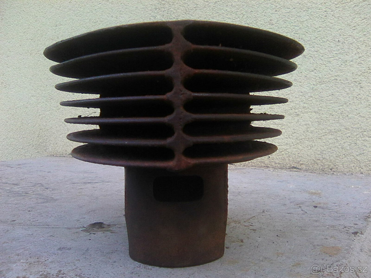 čz 125/150 b,t,c ND-kryty motoru,zástěrka,výfuky s koleny... - 15