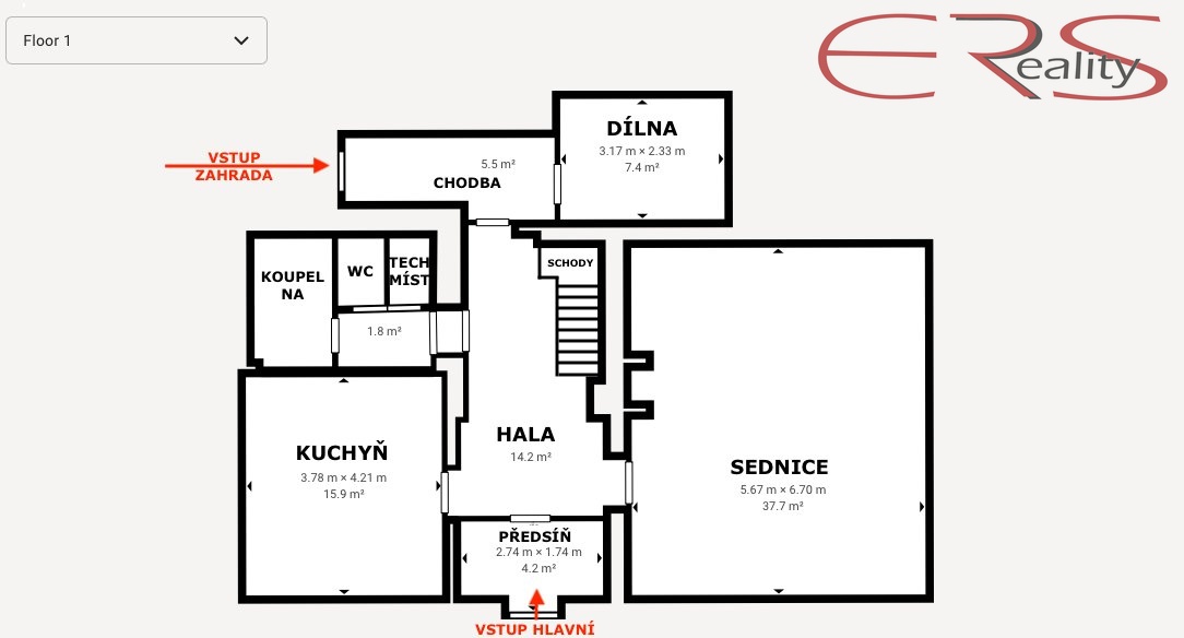 Horský penzion - 200 m², Desná I, ev.č. 00612 - 15