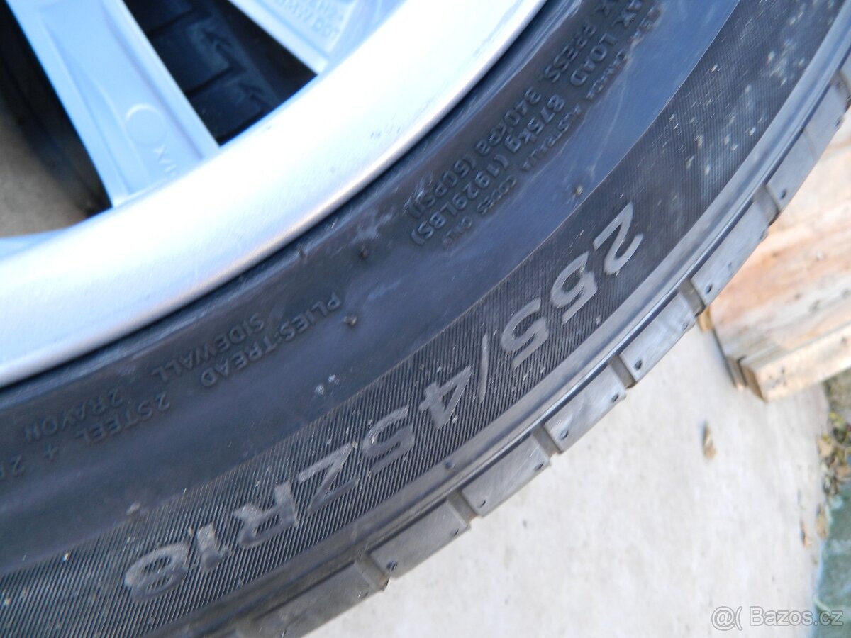 alu kola 5x120+letní pneu r18,Transporter t5/T6 - 15